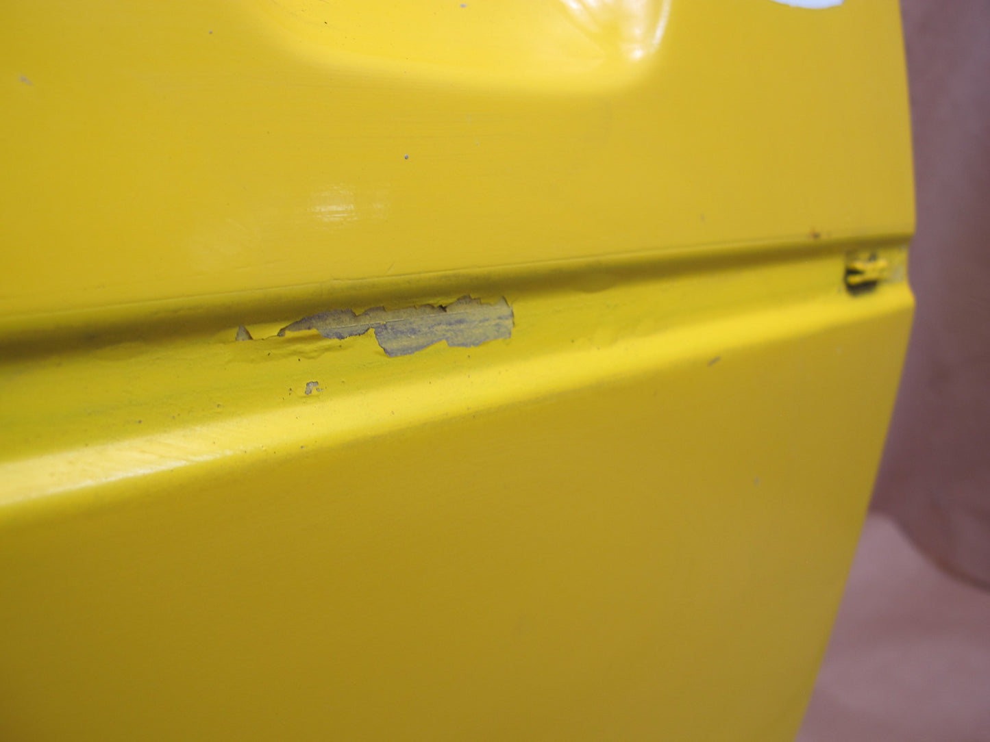 85-93 VW Golf MK1 Cabriolet Left Driver Door Shell Panel Yellow OEM