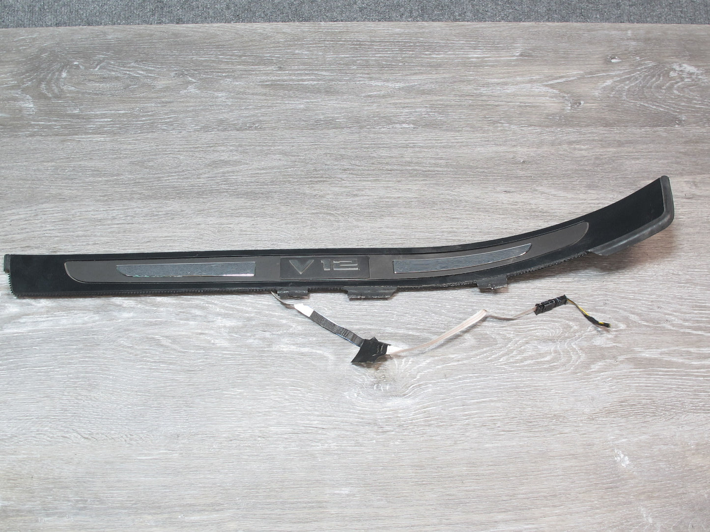 03-05 BMW E66 760Li Set of 4 Front & Rear Iluminated Door Sill Scuff Plate OEM