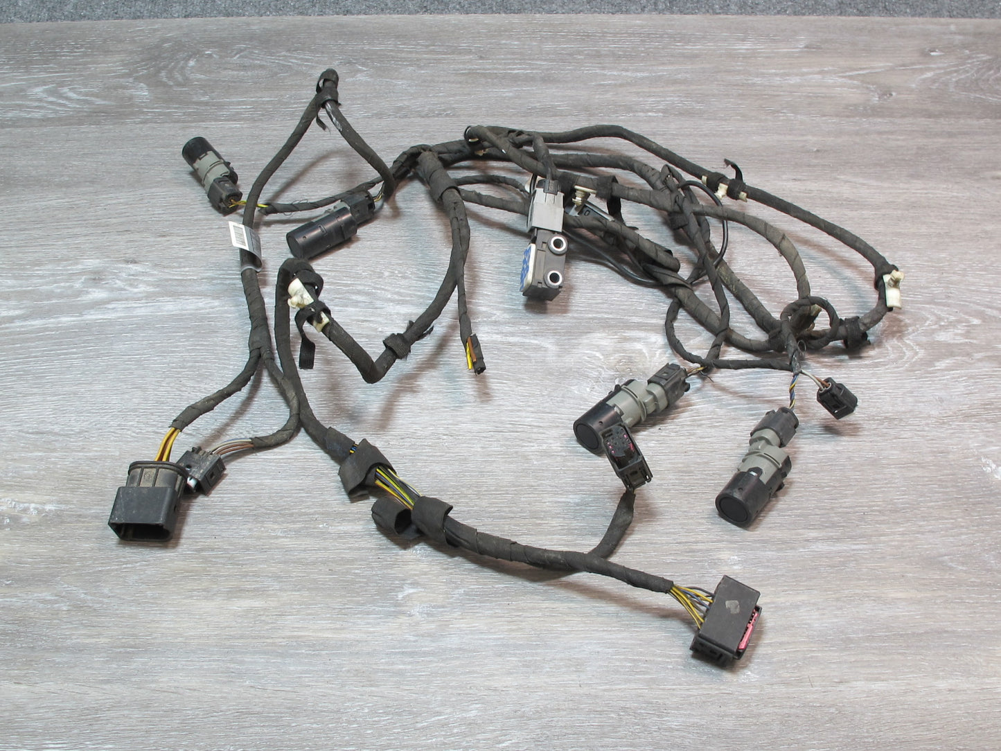 03-04 BMW E65 E66 Front Bumper PDC Parking Distance Sensor Wiring Harness OEM