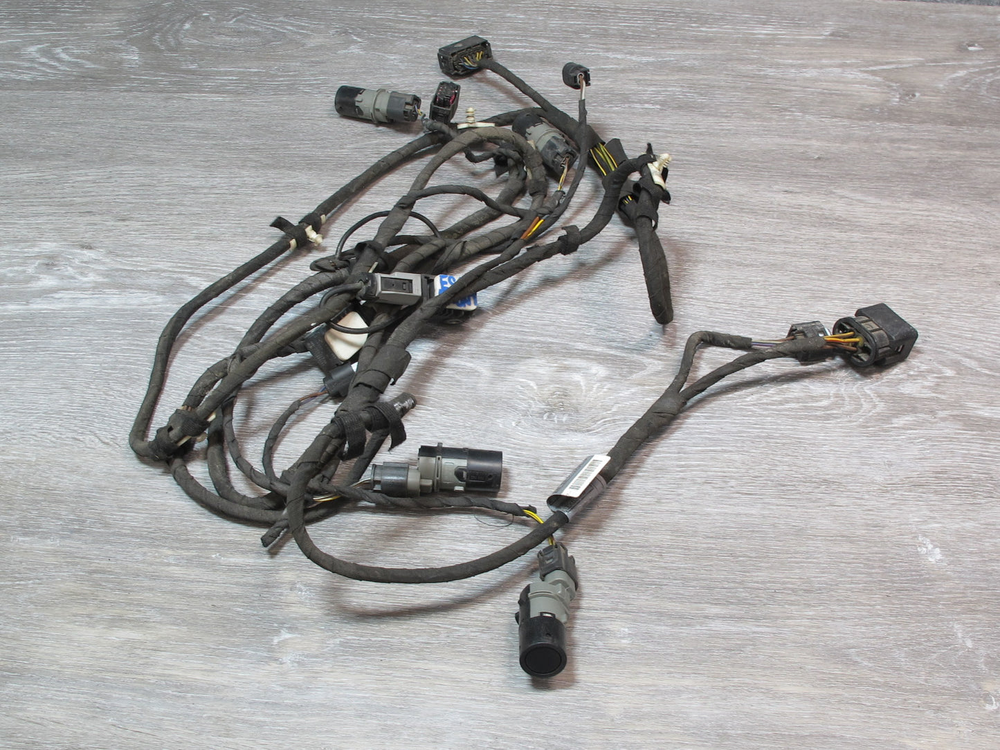 03-04 BMW E65 E66 Front Bumper PDC Parking Distance Sensor Wiring Harness OEM