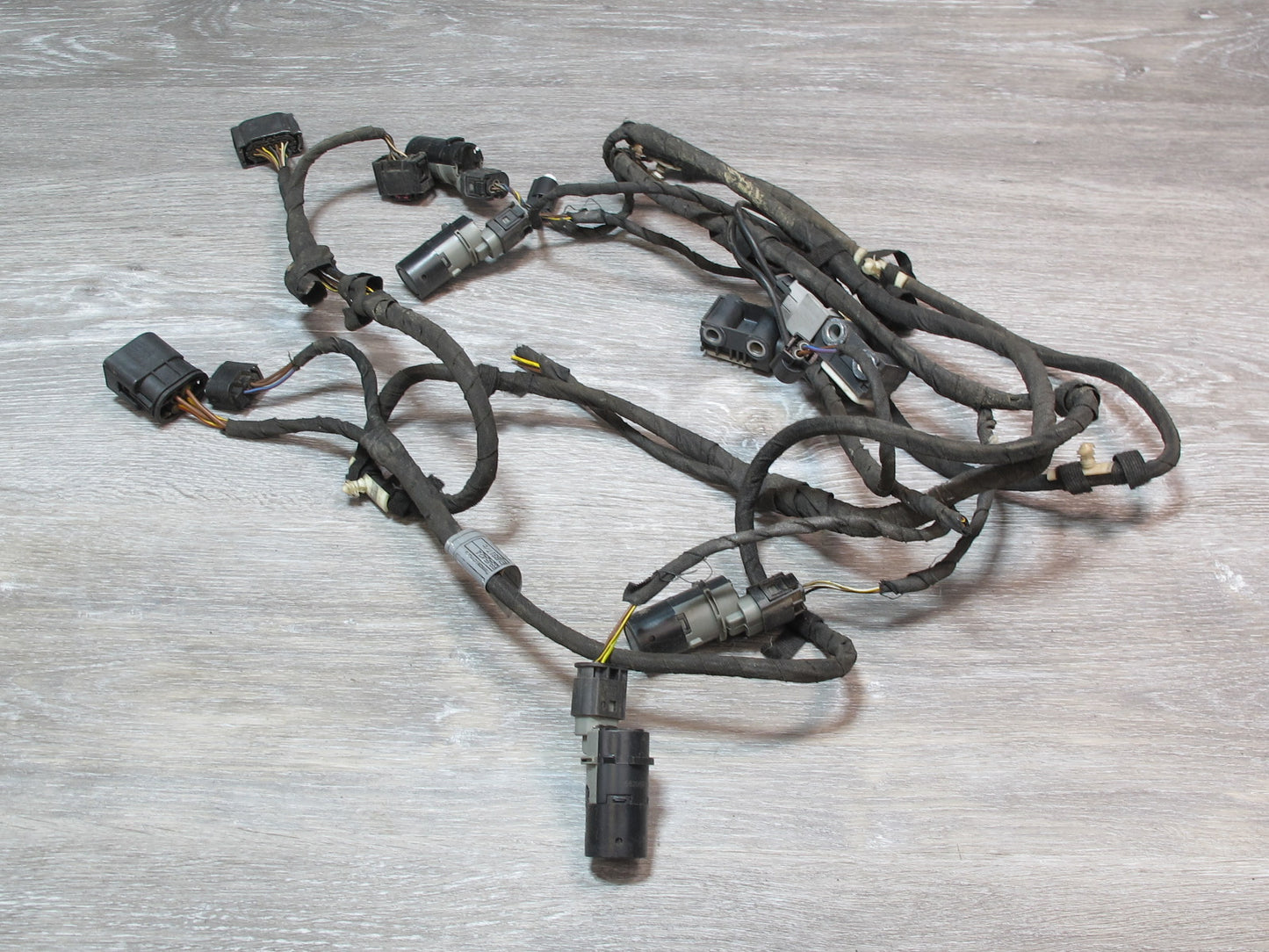 03-04 BMW E65 E66 Front Bumper PDC Parking Distance Sensor Wiring Harness OEM