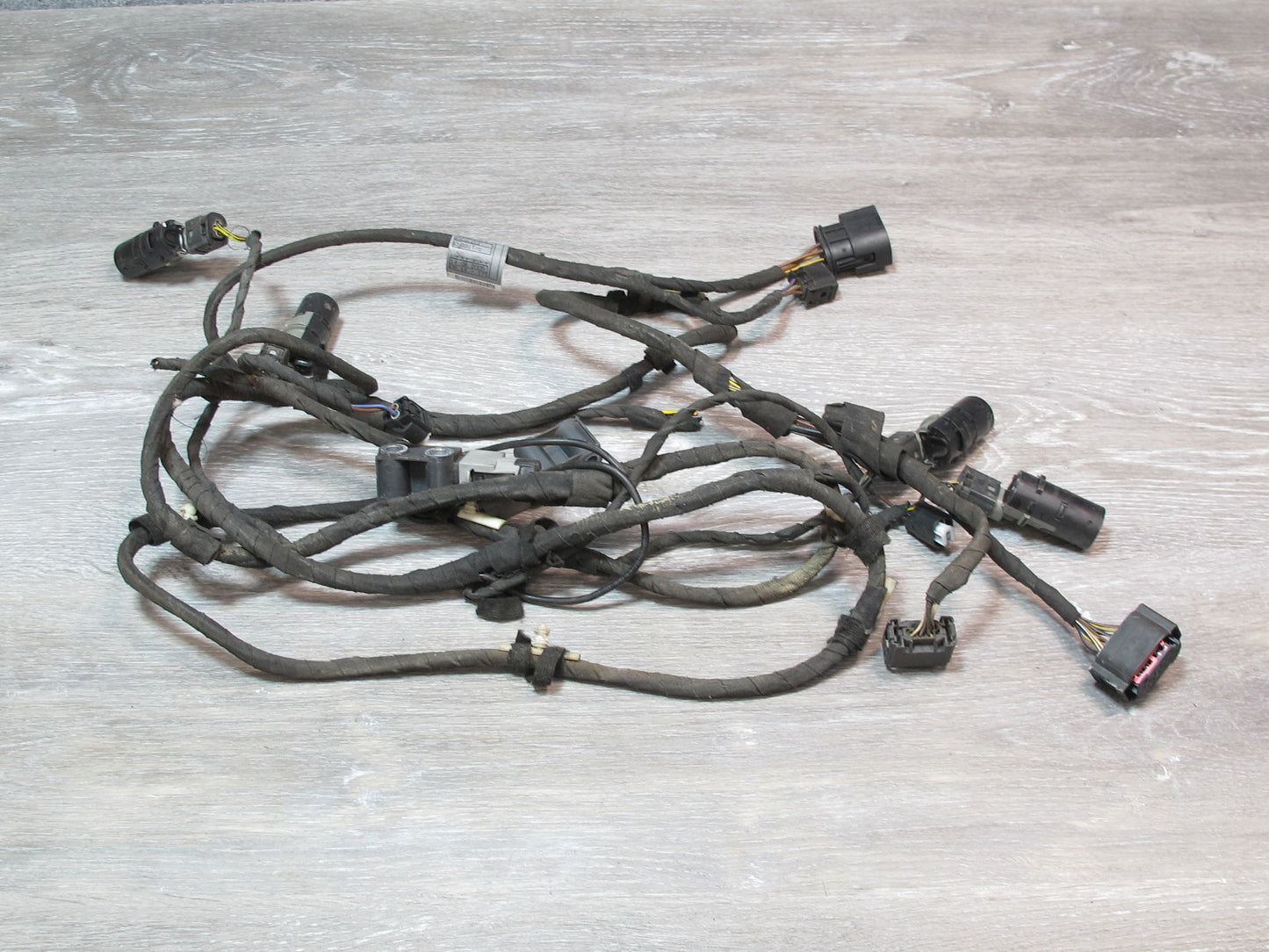 03-04 BMW E65 E66 Front Bumper PDC Parking Distance Sensor Wiring Harness OEM