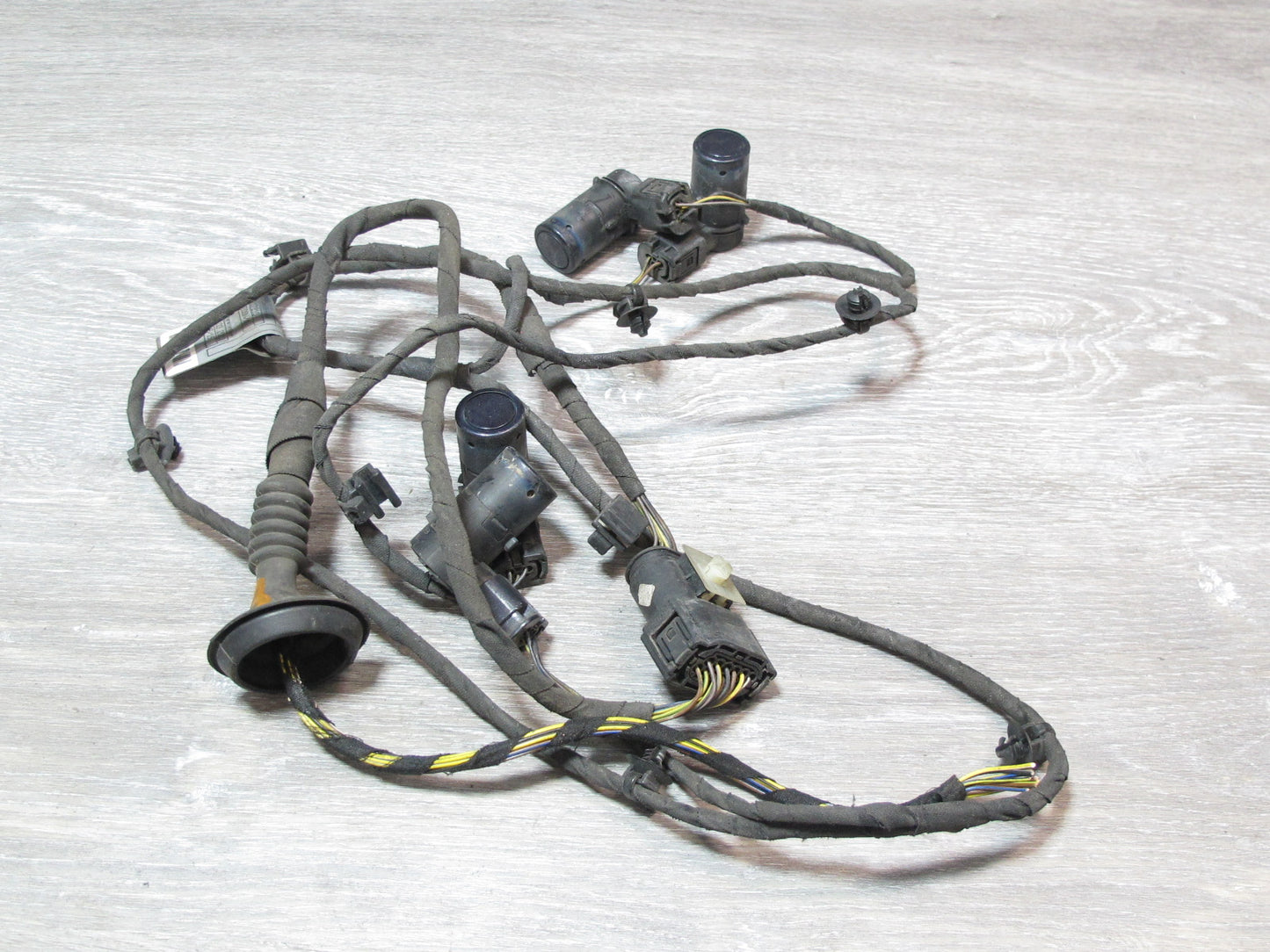 03-05 BMW E65 E66 Rear Bumper PDC Parking Distance Sensor Wiring Harness OEM