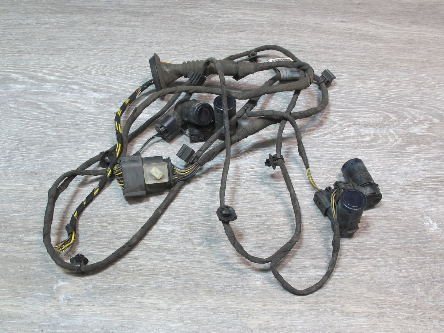 03-05 BMW E65 E66 Rear Bumper PDC Parking Distance Sensor Wiring Harness OEM