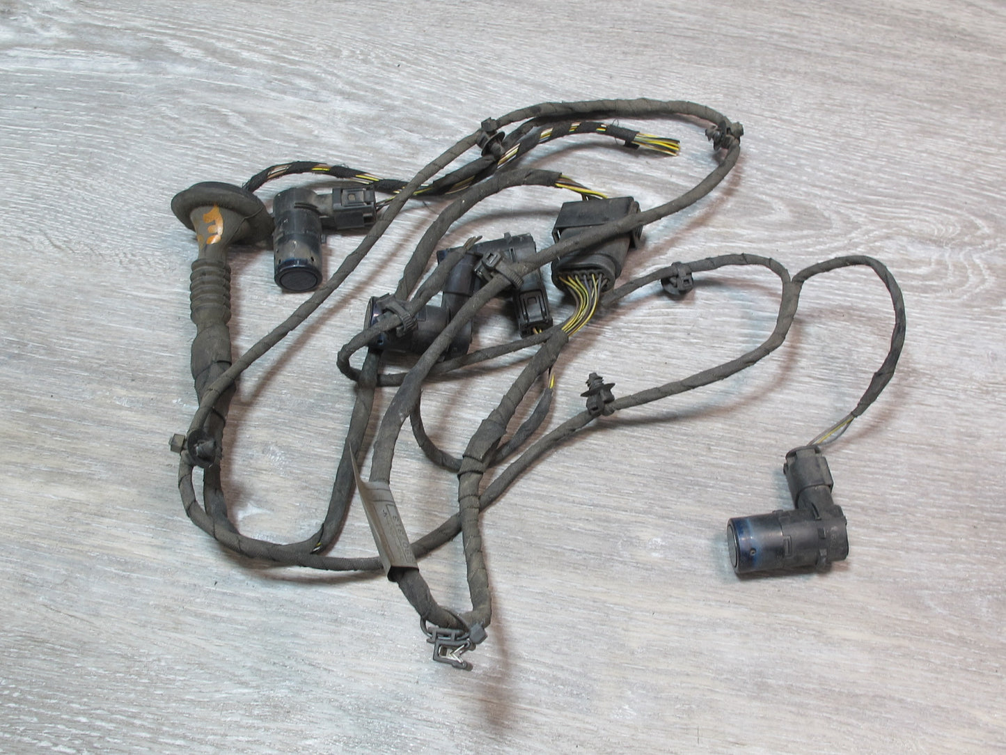 03-05 BMW E65 E66 Rear Bumper PDC Parking Distance Sensor Wiring Harness OEM