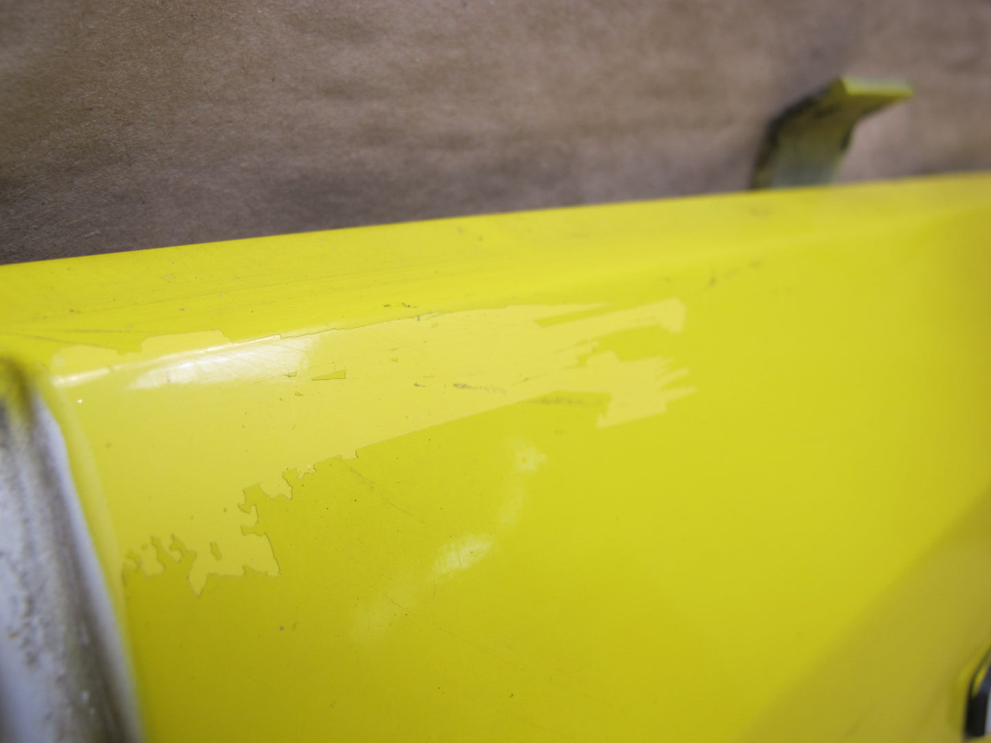 86-93 VW Golf MK1 Cabriolet Rear Trunk Deck Lid Shell Cover Panel Yellow OEM