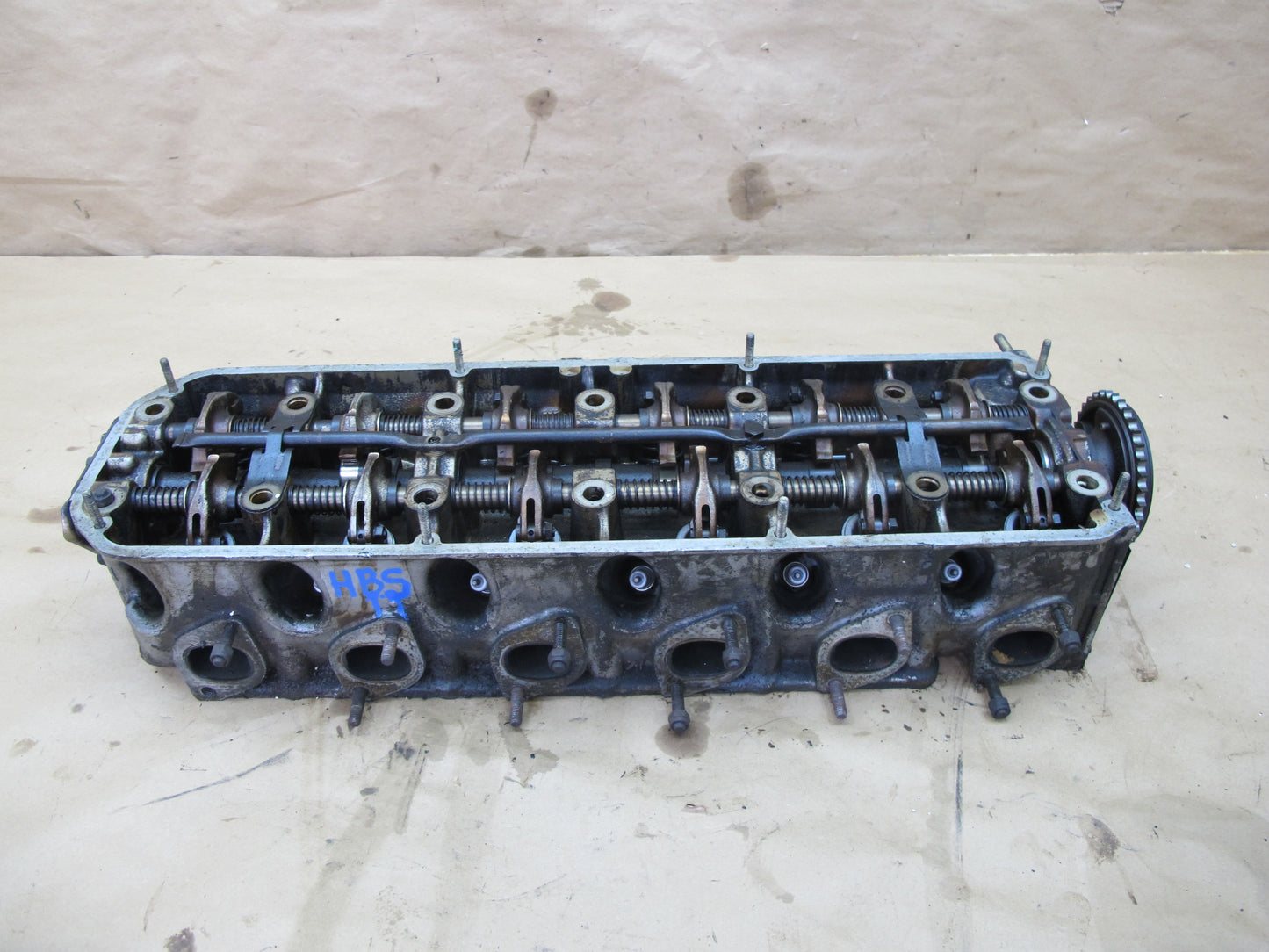 85-87 BMW E23 E28 E24 M30 3.5L Engine Motor Cylinder Head w Camshafts 1288086