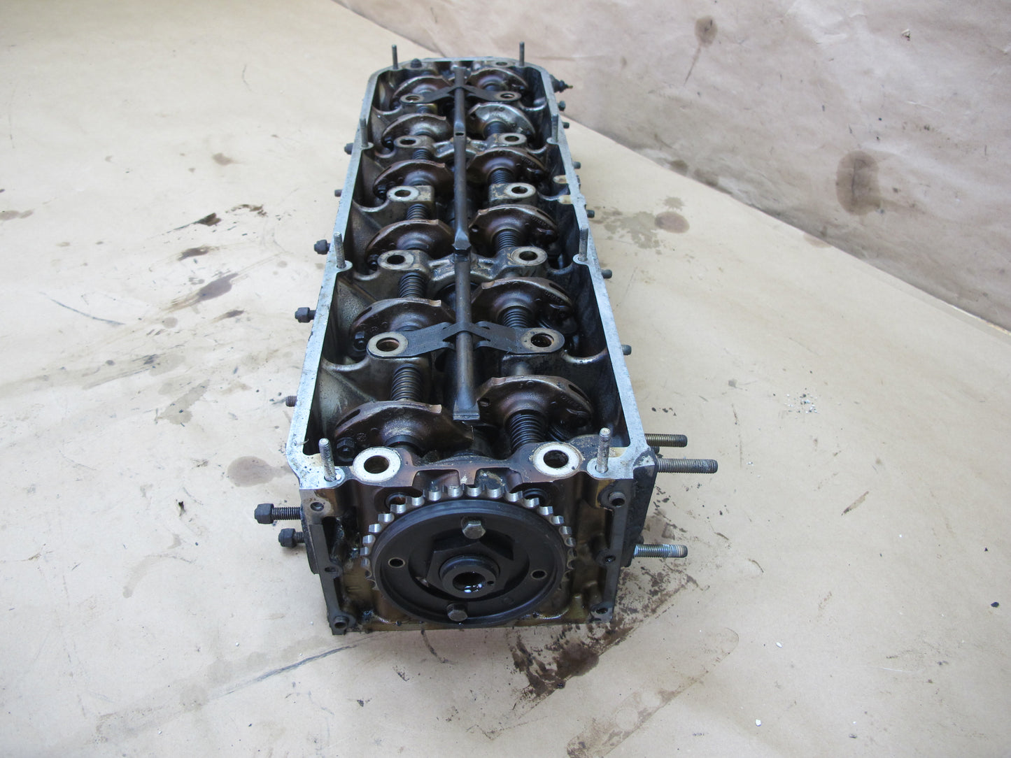 85-87 BMW E23 E28 E24 M30 3.5L Engine Motor Cylinder Head w Camshafts 1288086