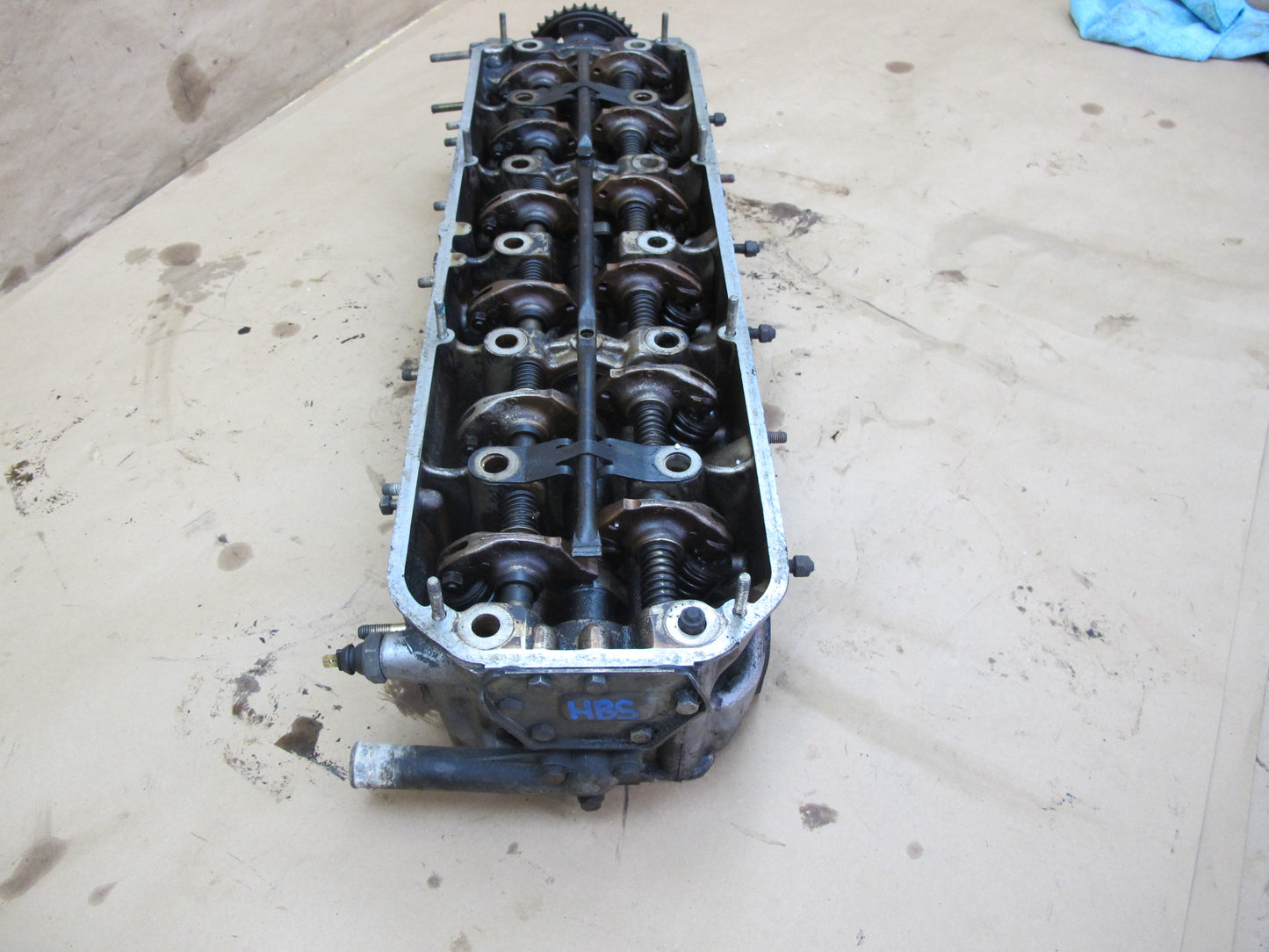 85-87 BMW E23 E28 E24 M30 3.5L Engine Motor Cylinder Head w Camshafts 1288086