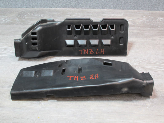 79-83 Datsun Nissan 280ZX S130 Dash Left Right Lower A/C Air Vent Duct Set OEM