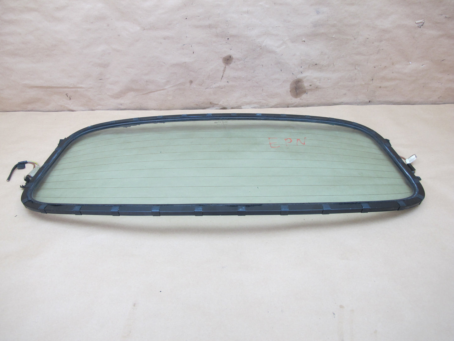 1999-2005 Porsche 911 Carrera 996 Convertible Rear Back Windshield Window Glass