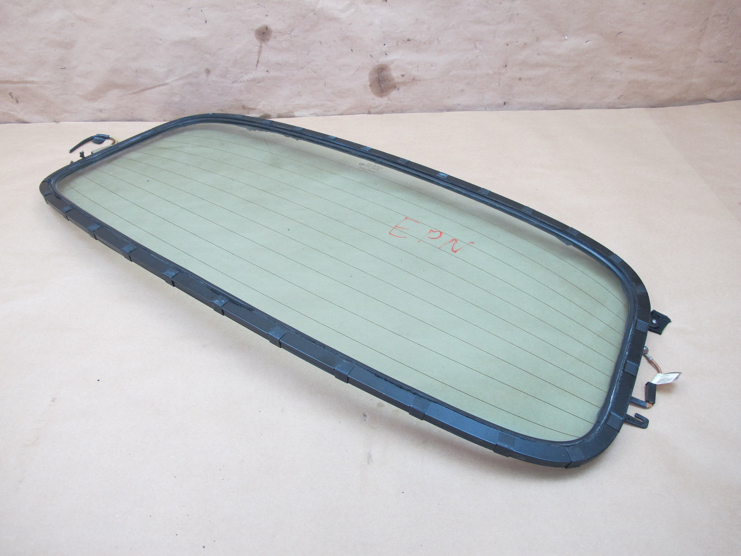 1999-2005 Porsche 911 Carrera 996 Convertible Rear Back Windshield Window Glass