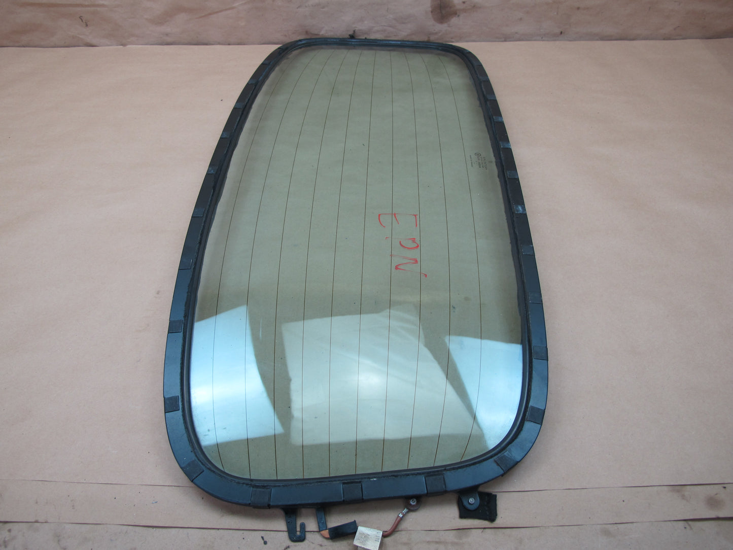 1999-2005 Porsche 911 Carrera 996 Convertible Rear Back Windshield Window Glass