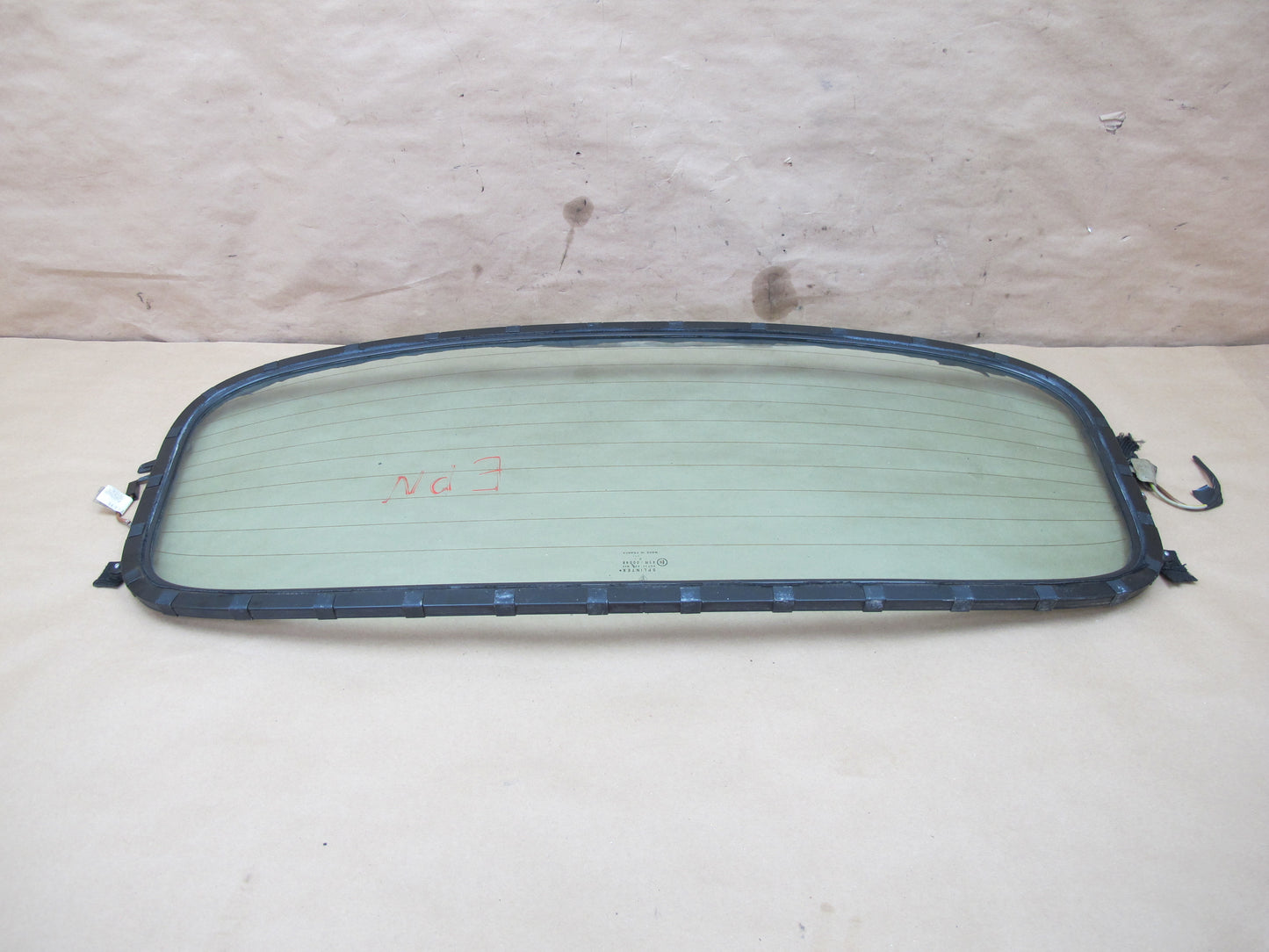 1999-2005 Porsche 911 Carrera 996 Convertible Rear Back Windshield Window Glass