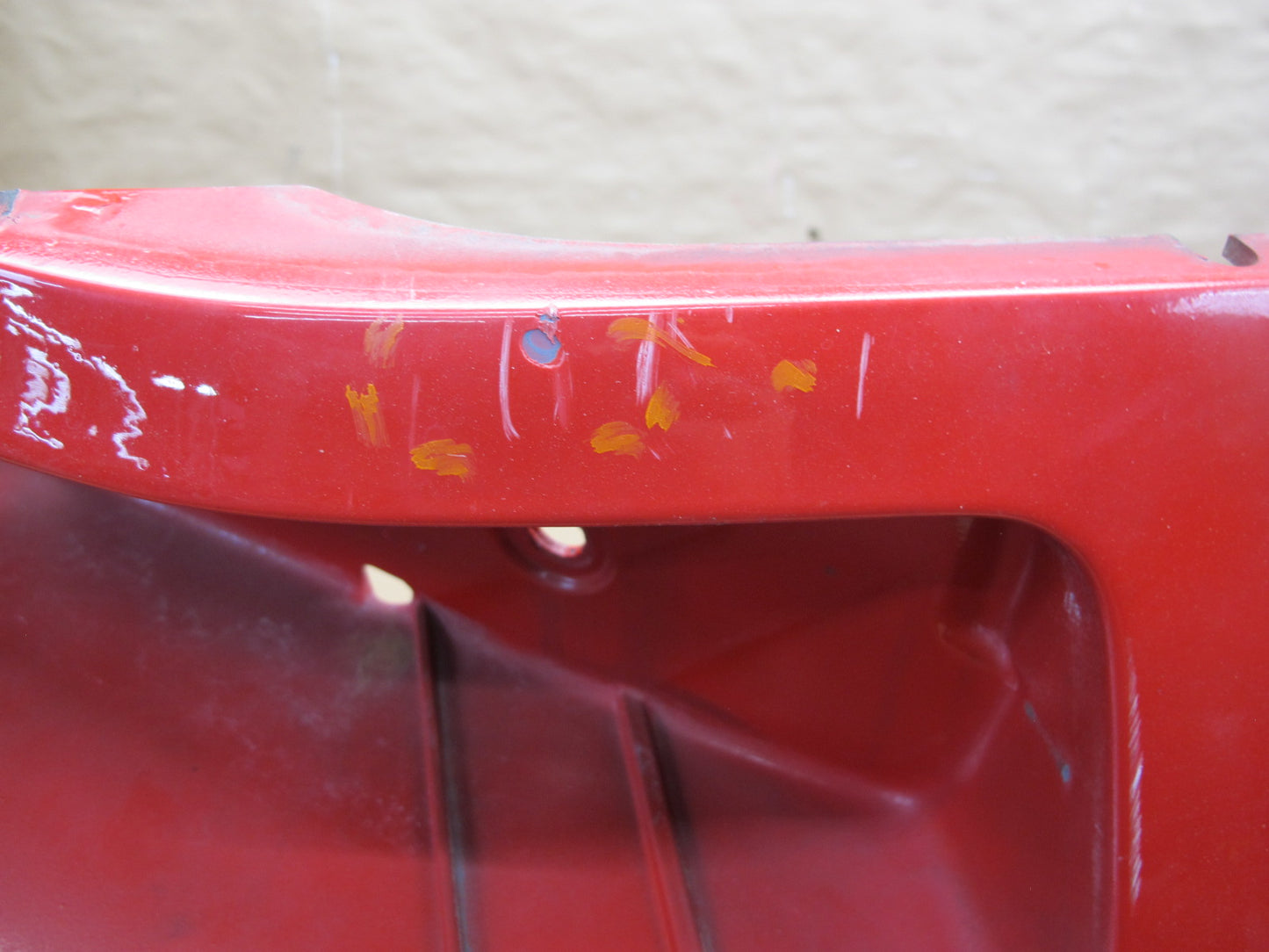 1987-1991 Porsche 928 S Rear Bumper Cover Panel RED