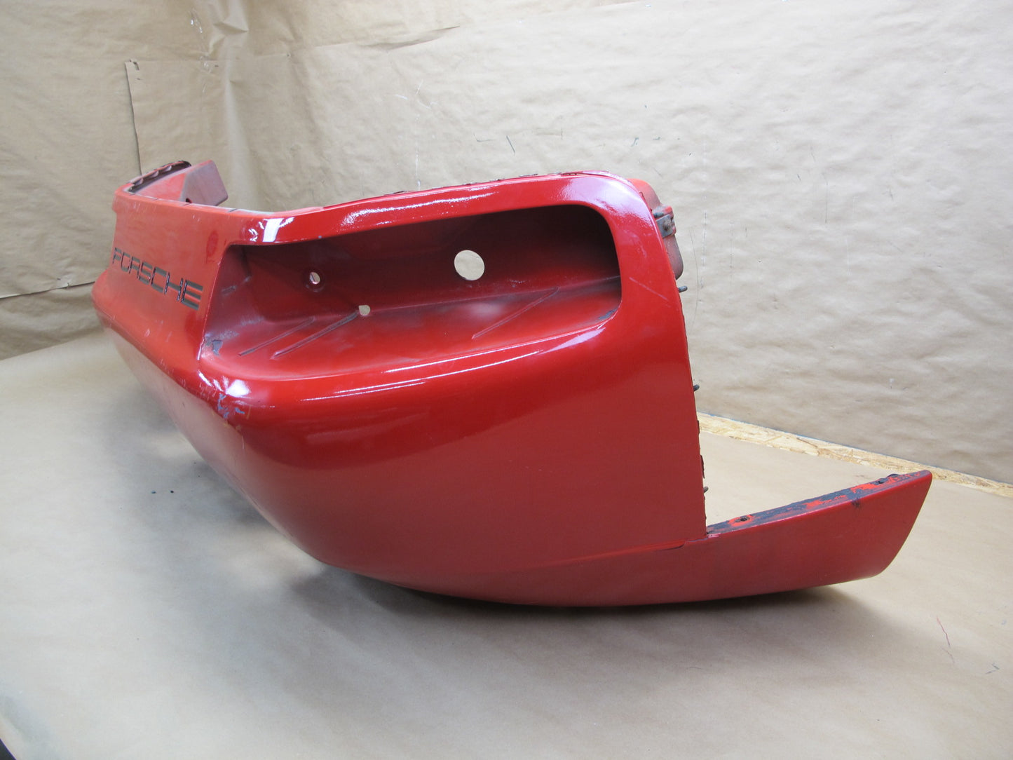 1987-1991 Porsche 928 S Rear Bumper Cover Panel RED