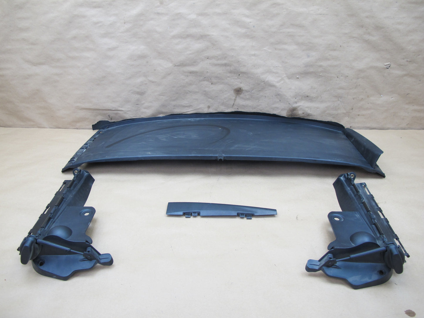 03-08 BMW E85 Z4 Soft Roof Compartment Storage Cover w Left & Right Mount Set