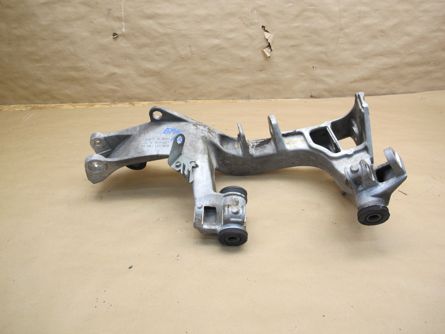 1999-2005 Porsche 911 996 Rear Subframe Crossmember Right Center Left Side Set