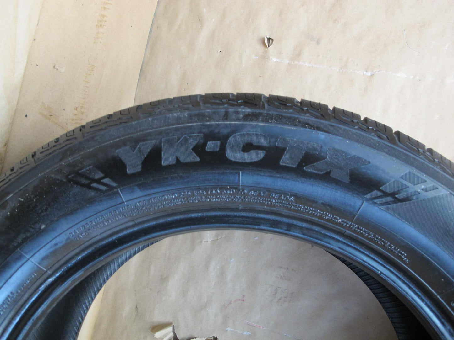 Yokohama Yk-ctx A/S Tire 235/60 R18 107V 2122 Tire Tread 8/32