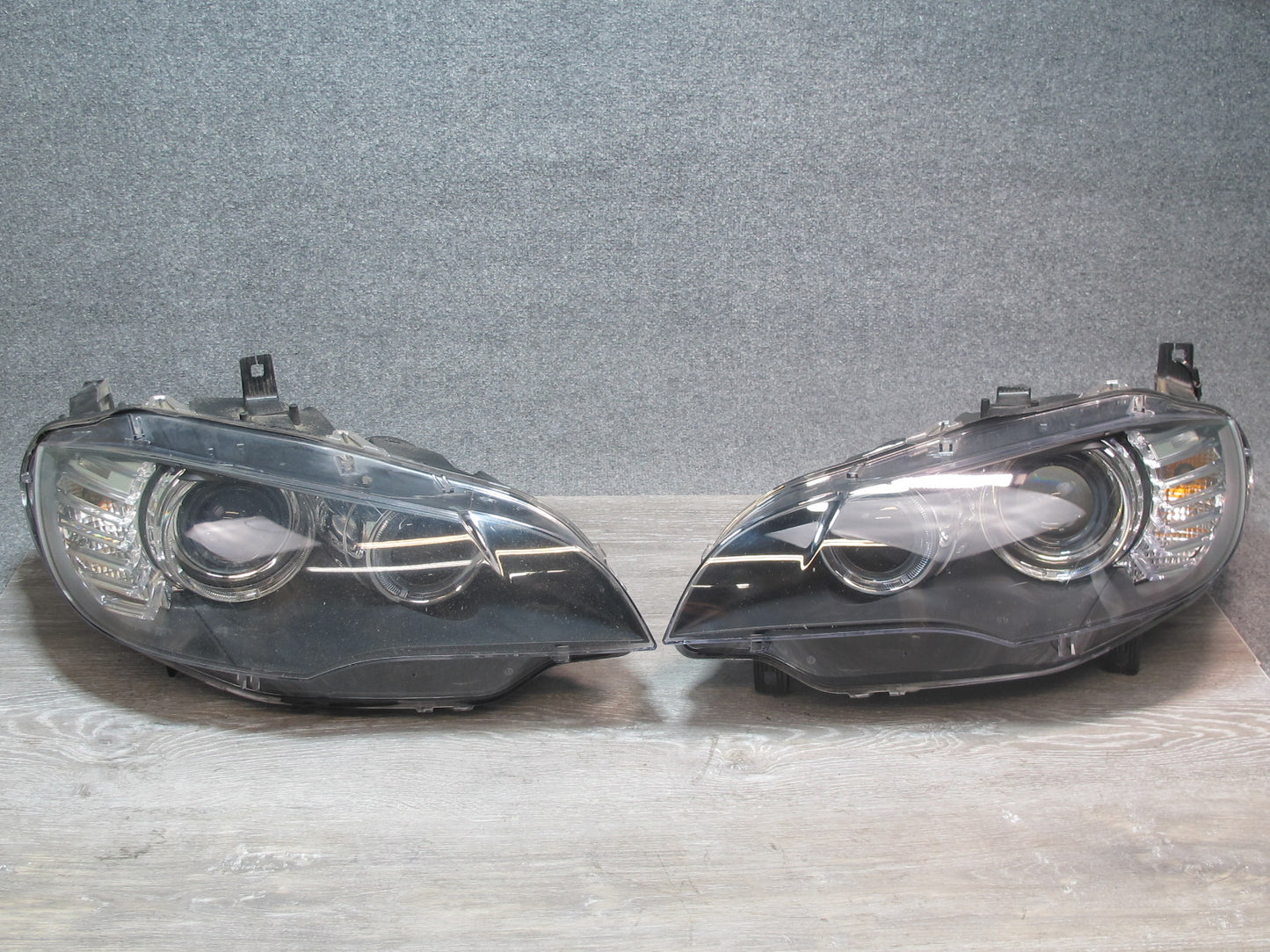 2008-2014 BMW E71 E72 X6 Front AHL Xenon HID Headlight Lamp w Ballast Set of 2