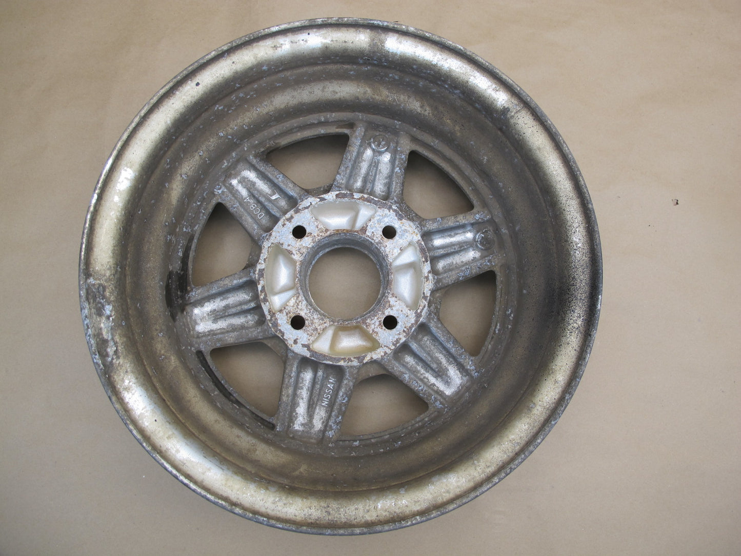 79-83 Datsun Nissan 280ZX S130 Set of 4 14" R14 Wheel Rim 14X6J ET10 OEM