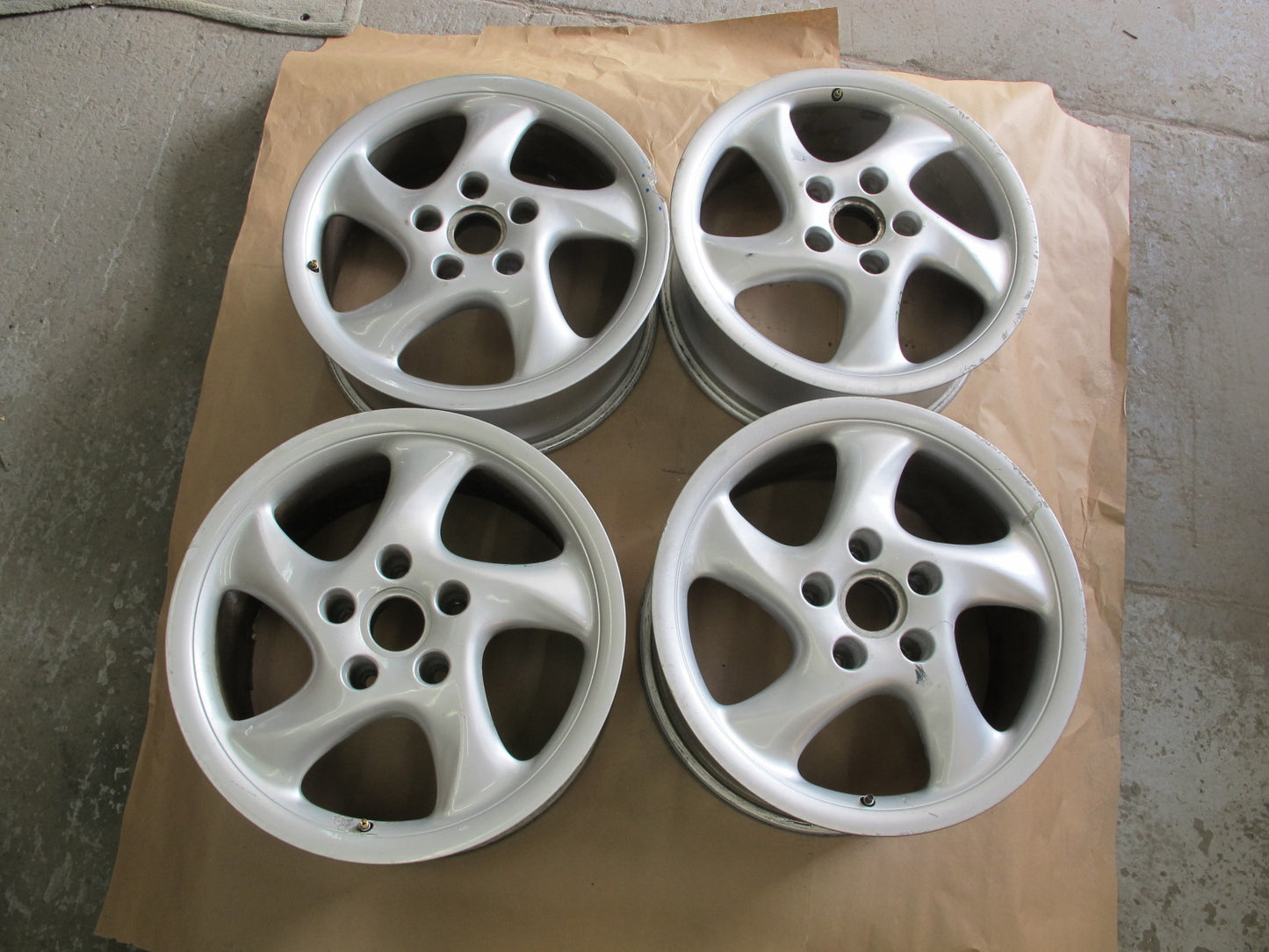 1997-2004 Porsche Boxster 986 Set of 4 R18 18" Wheel Rim 18x9J / 7.5J  ET52/50