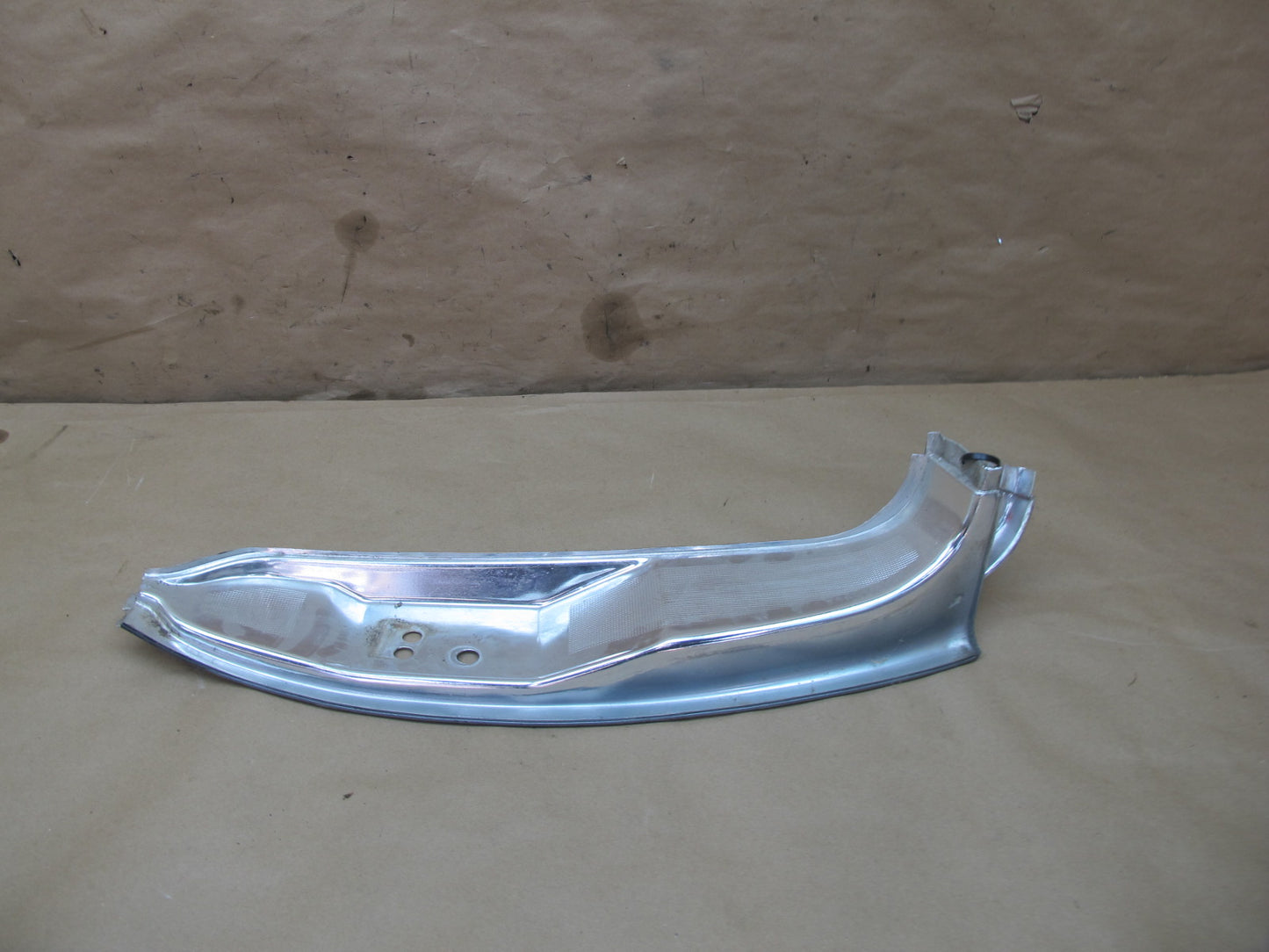 77-89 BMW E24 6-SERIES Left & Right Chrome Door Sill Plate Trim Guard Set OEM