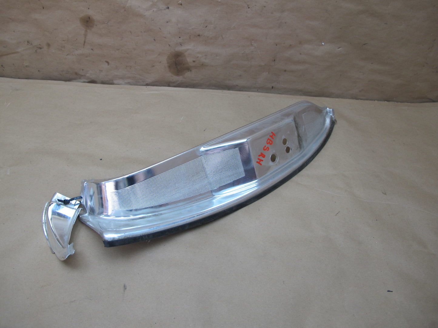 77-89 BMW E24 6-SERIES Left & Right Chrome Door Sill Plate Trim Guard Set OEM