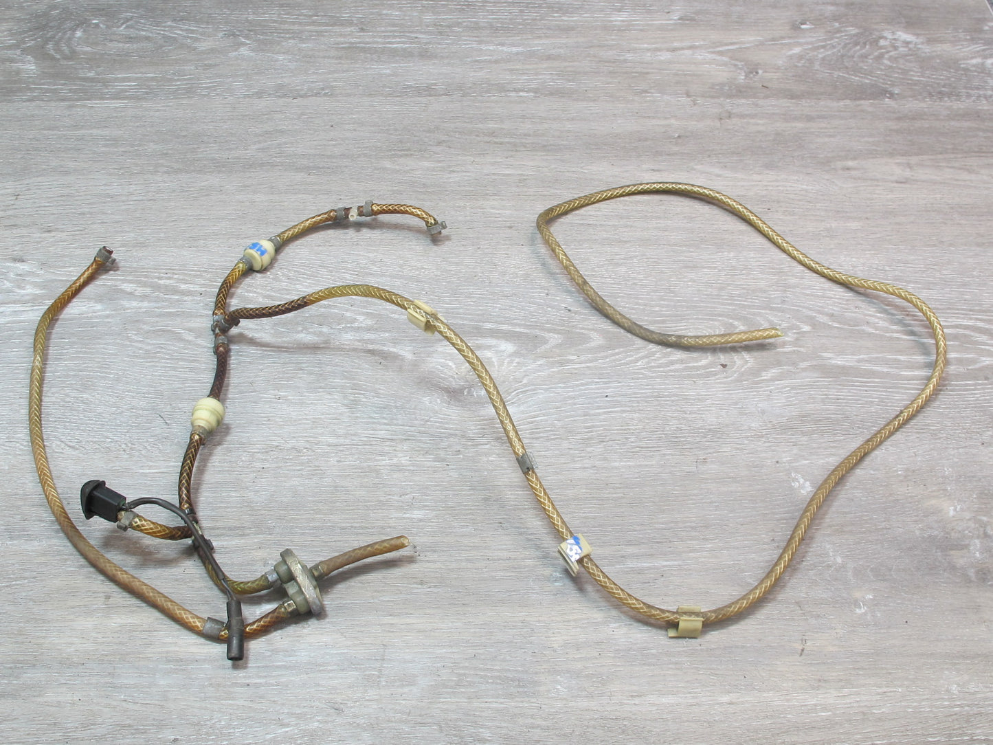 84-89 BMW E24 6-SERIES Windshiled Washer Hose Pipe Line w Wire Wiring Set OEM