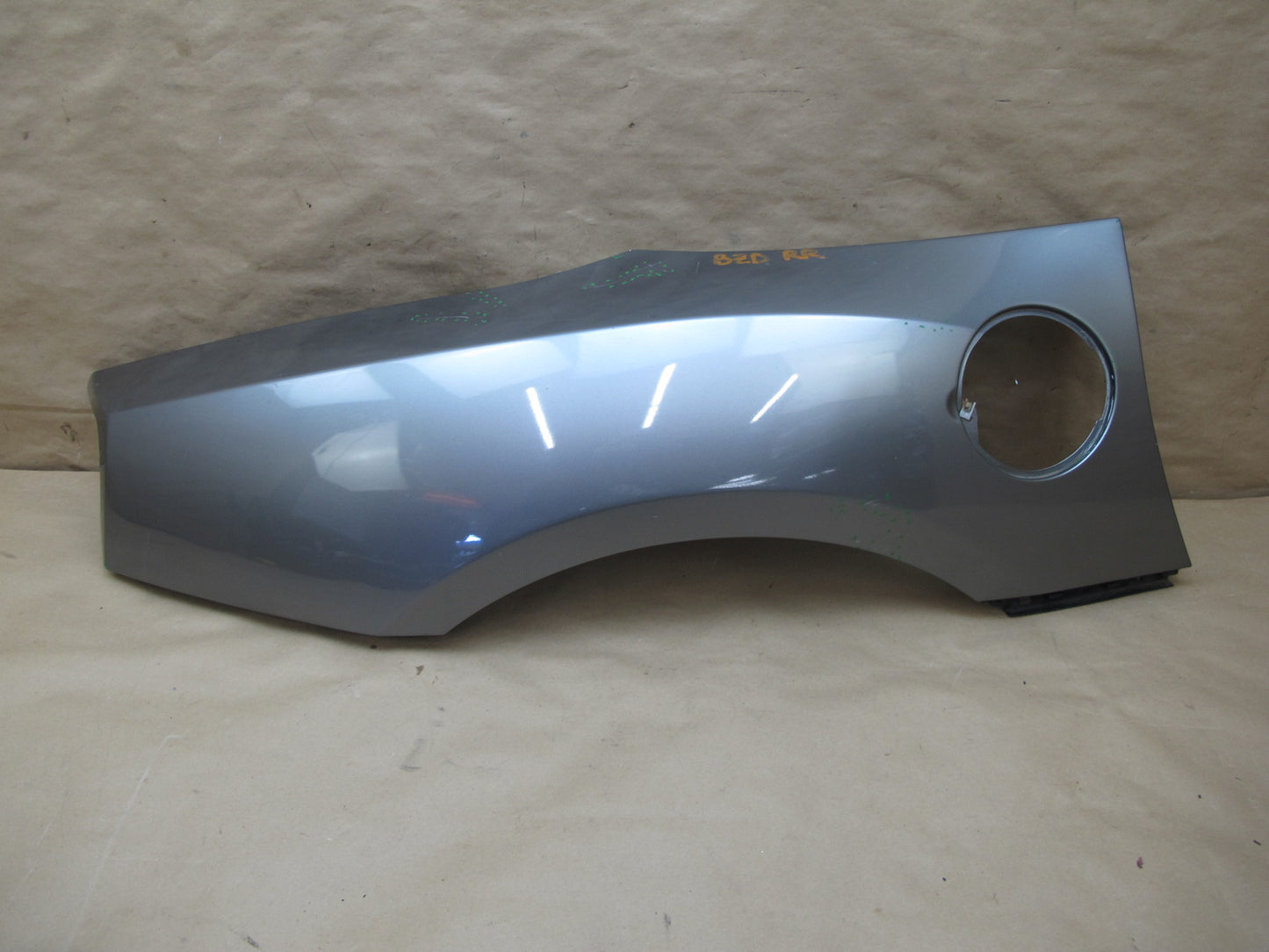 03-08 BMW E85 Z4 Rear Right Quarter Fender Shell Cover Panel Sterling Gray OEM