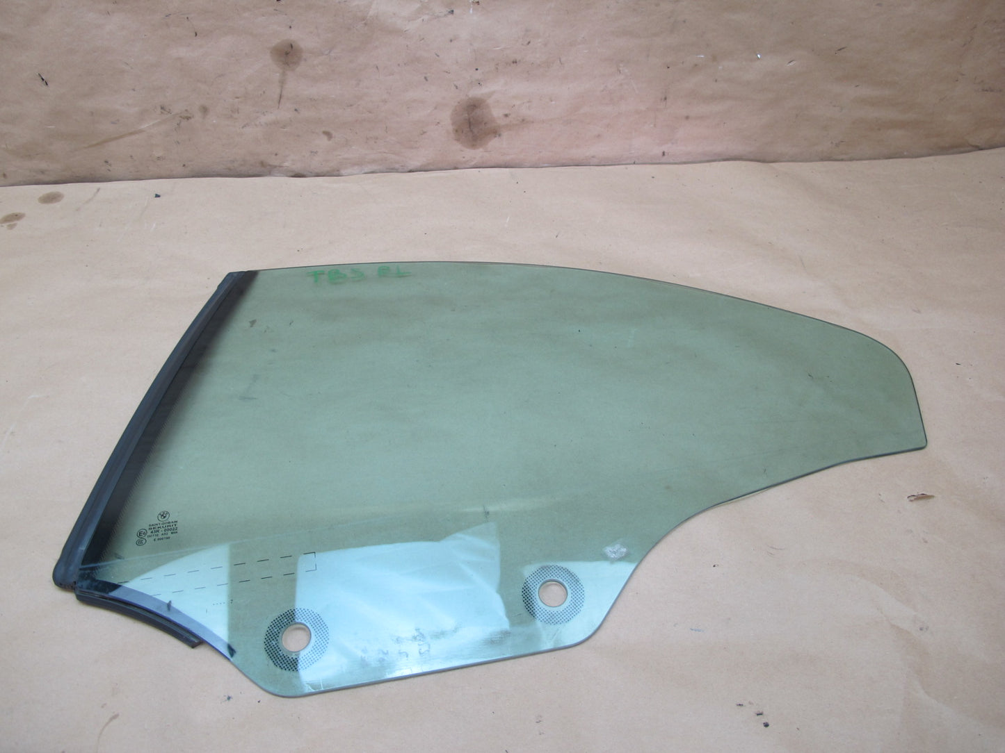 07-13 BMW E93 Convertible Rear Left Quarter Glass Window OEM