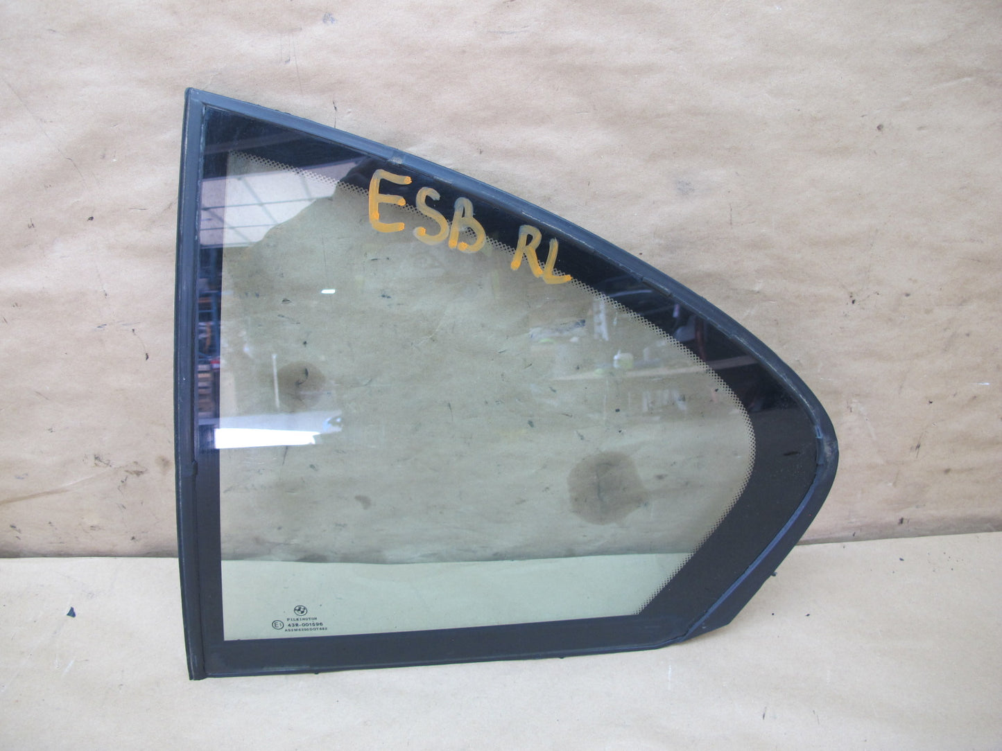 03-08 BMW E65 E66 7-SERIES Rear Left Door Fixed Glass Window OEM