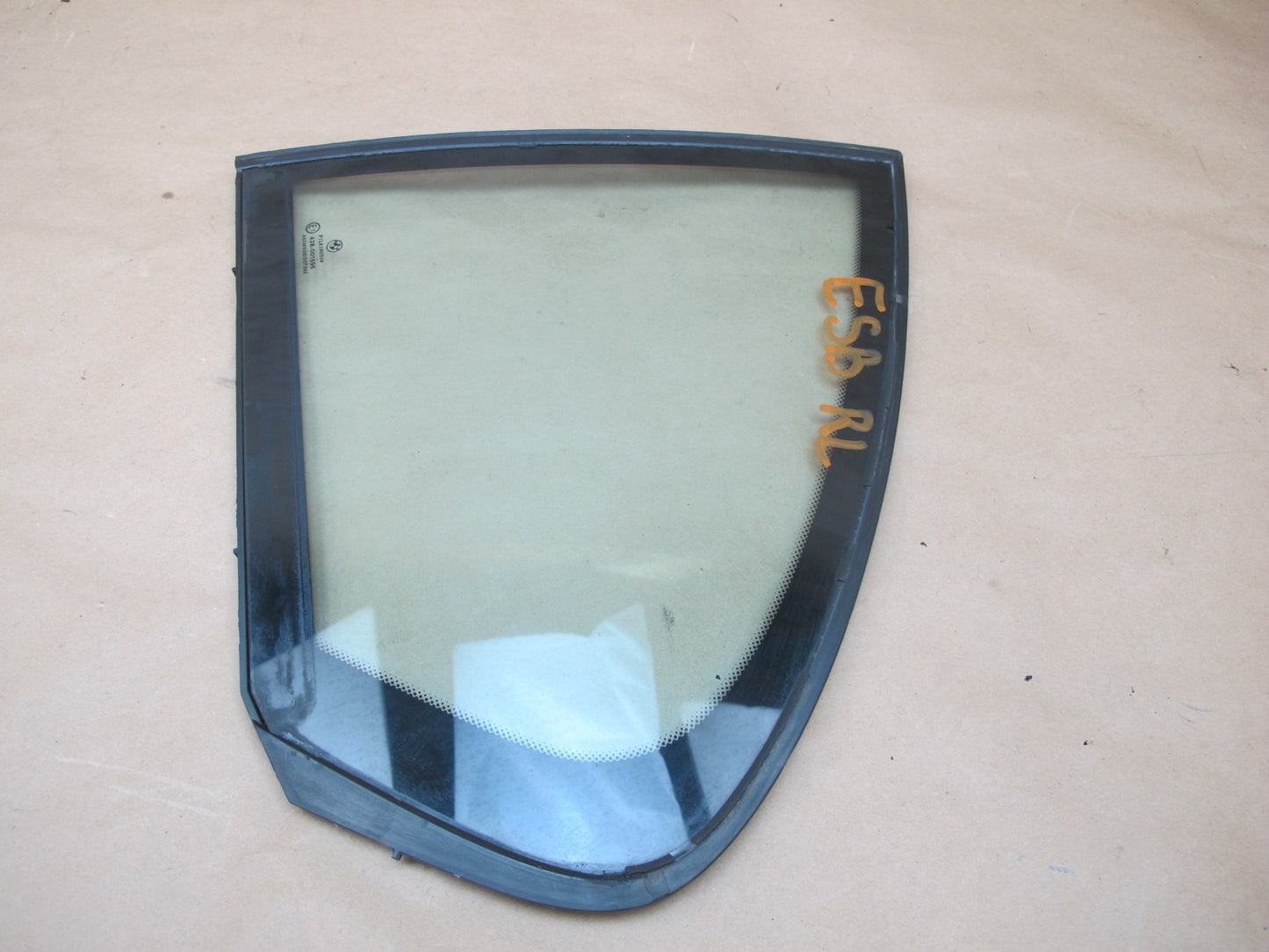 03-08 BMW E65 E66 7-SERIES Rear Left Door Fixed Glass Window OEM