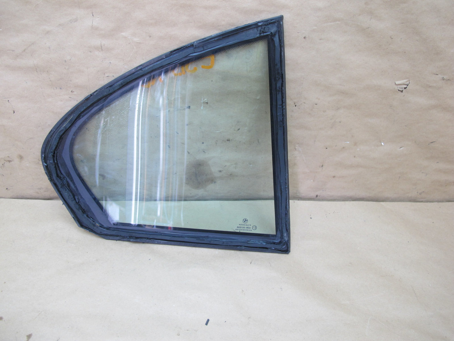 03-08 BMW E65 E66 7-SERIES Rear Left Door Fixed Glass Window OEM