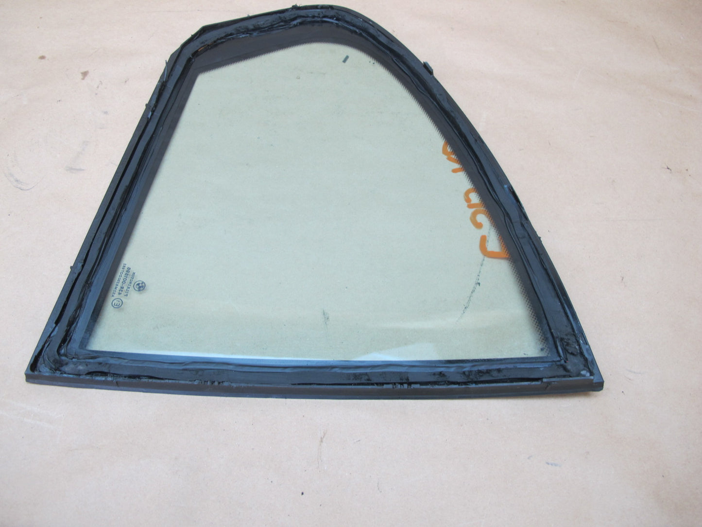 03-08 BMW E65 E66 7-SERIES Rear Left Door Fixed Glass Window OEM