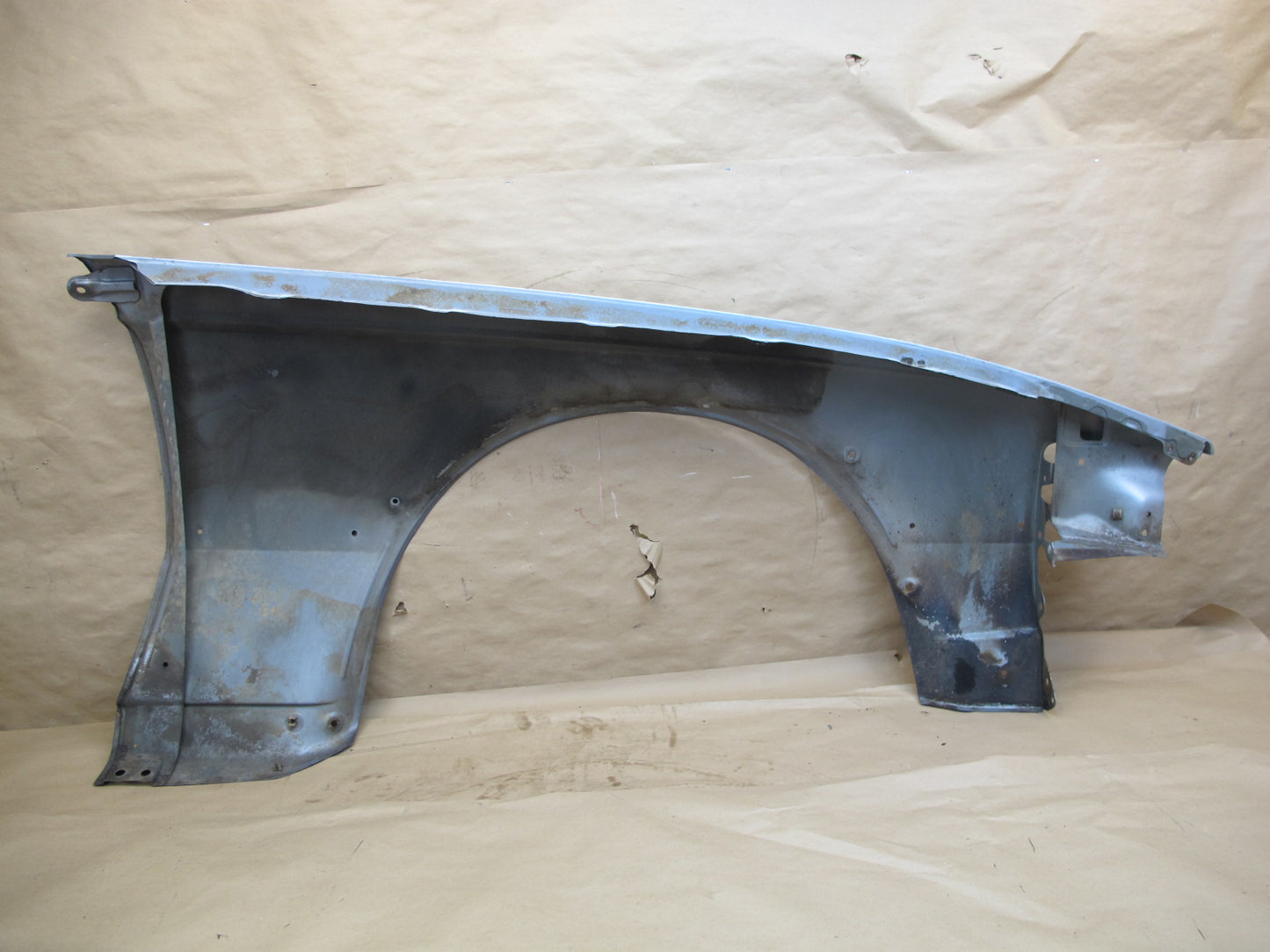 83-85 Toyota Calica Supra MA67 Front Left Fender Shell Cover Panel Blue OEM