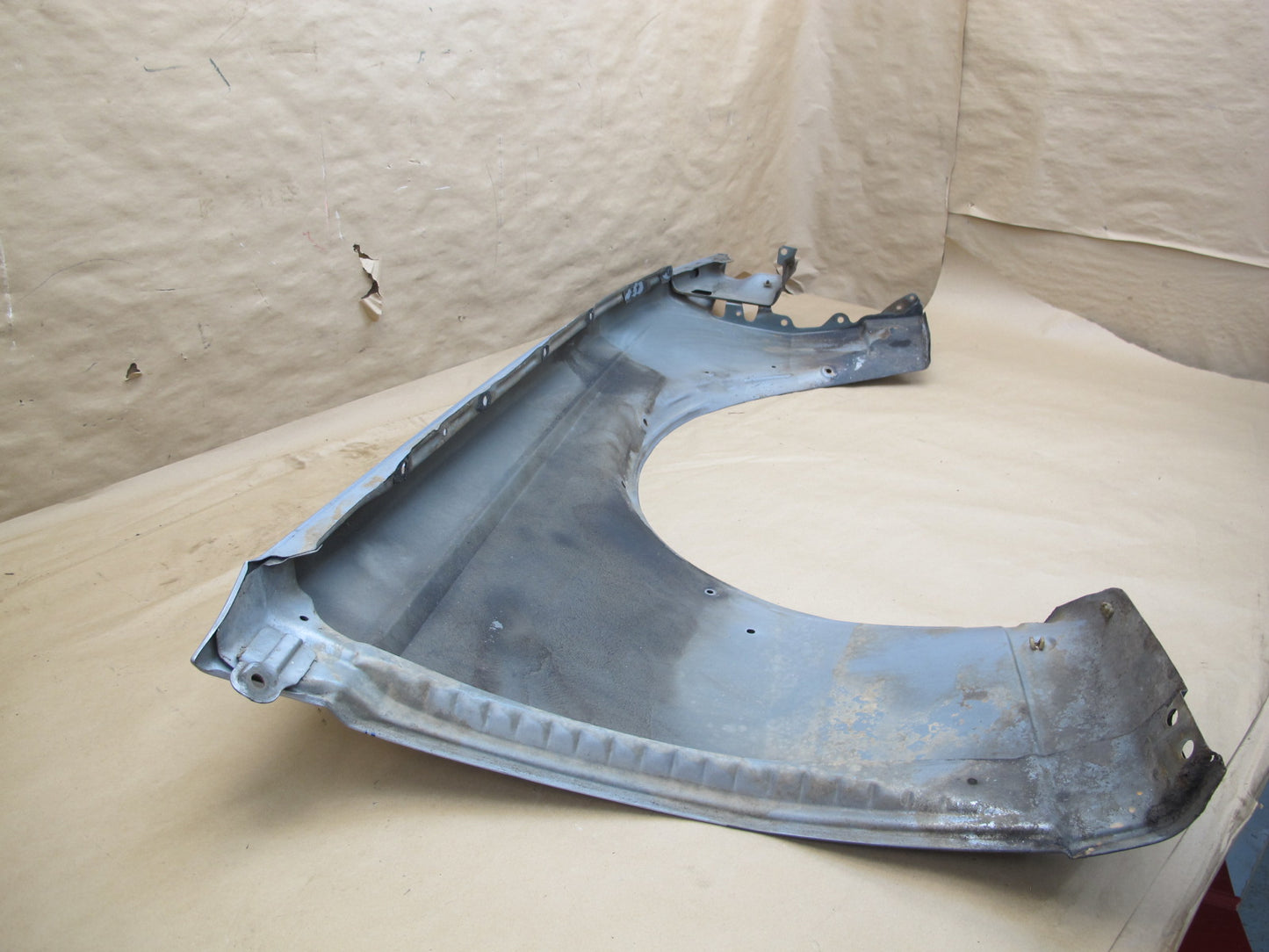 83-85 Toyota Calica Supra MA67 Front Left Fender Shell Cover Panel Blue OEM