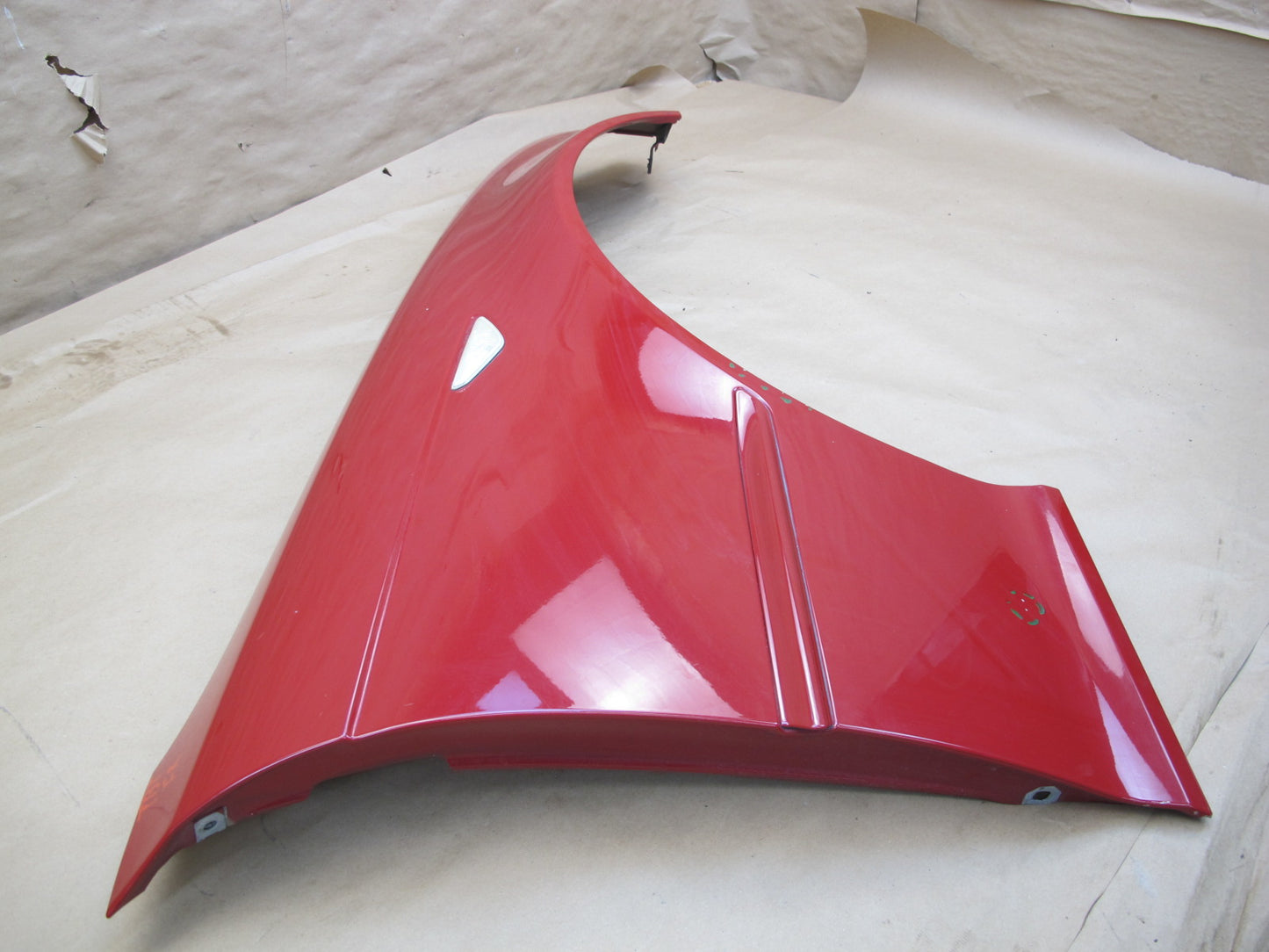 04-06 BMW E46 Coupe Convertible Front Right Fender Shell Cover Panel RED OEM