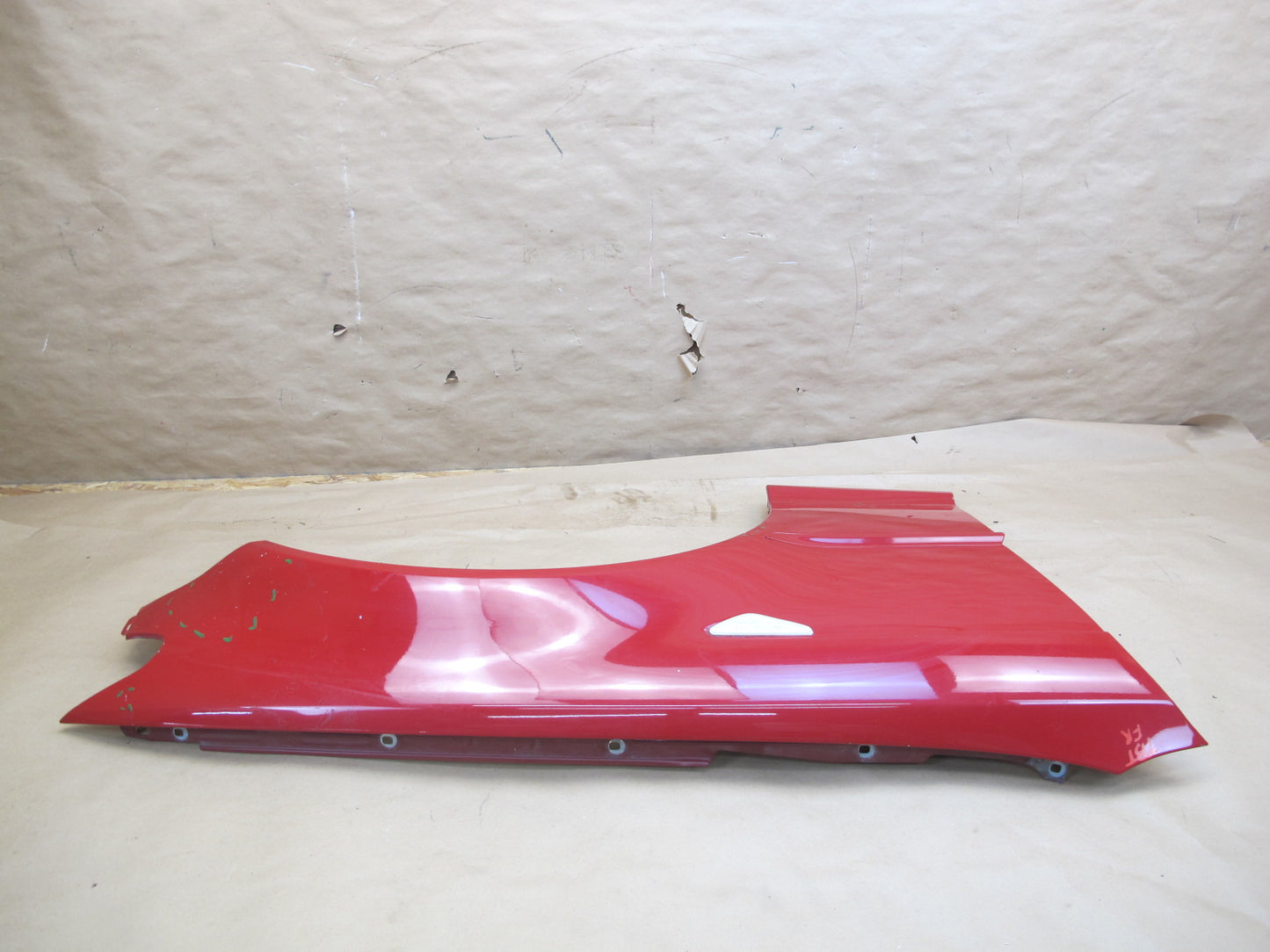 04-06 BMW E46 Coupe Convertible Front Right Fender Shell Cover Panel RED OEM