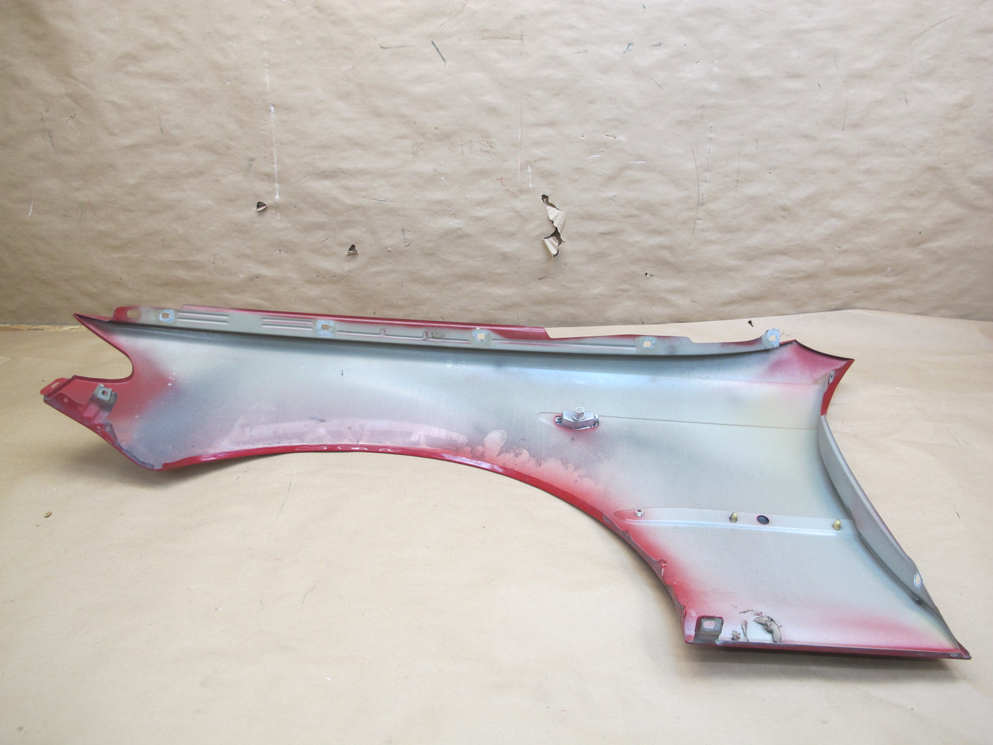 04-06 BMW E46 Coupe Convertible Front Right Fender Shell Cover Panel RED OEM