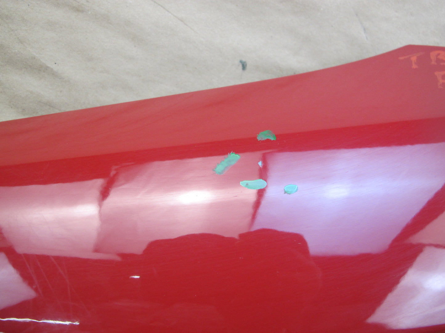 04-06 BMW E46 Coupe Convertible Front Left Fender Shell Cover Panel RED OEM