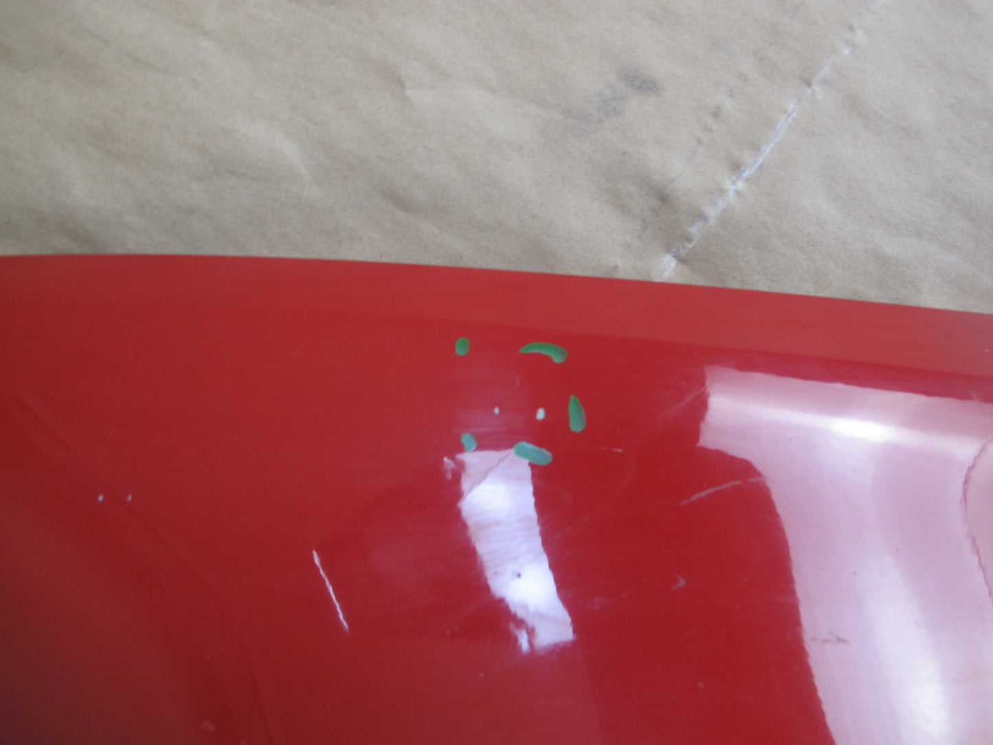 04-06 BMW E46 Coupe Convertible Front Left Fender Shell Cover Panel RED OEM