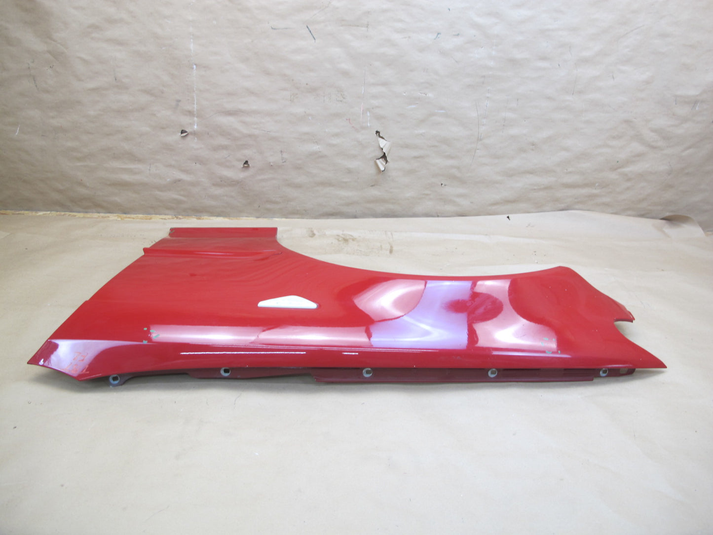 04-06 BMW E46 Coupe Convertible Front Left Fender Shell Cover Panel RED OEM