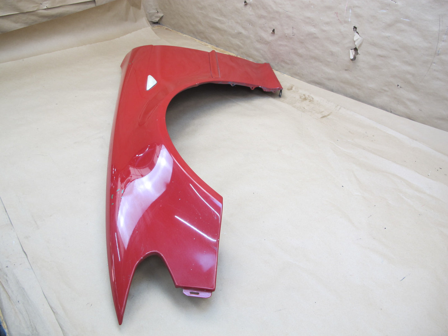 04-06 BMW E46 Coupe Convertible Front Left Fender Shell Cover Panel RED OEM