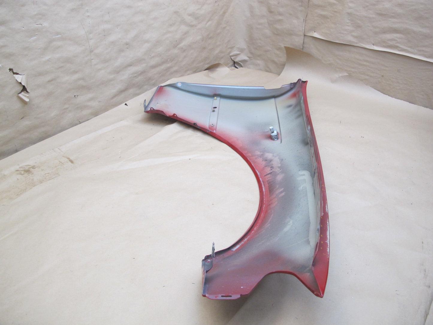 04-06 BMW E46 Coupe Convertible Front Left Fender Shell Cover Panel RED OEM