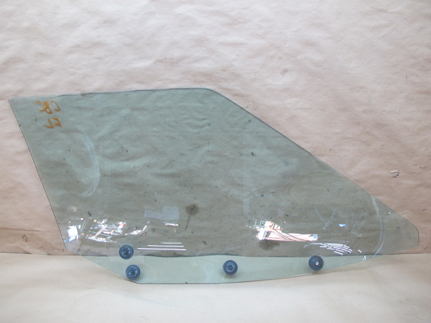 84-90 Chevrolet Corvette C4 Front Left Driver Side Door Glass Window OEM