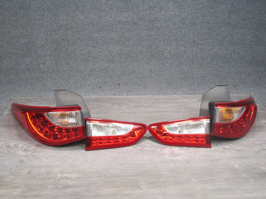 2013-2015 Infiniti JX35 QX60 Rear Right & Left Inner Outer Tail Light Lamp Set