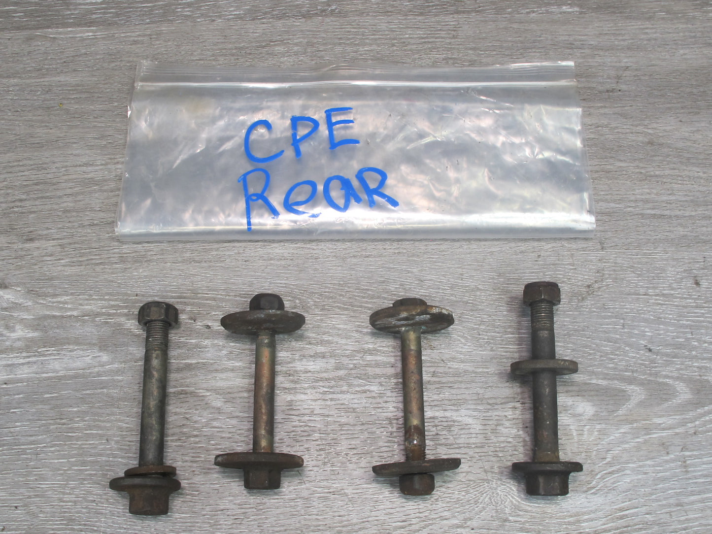 1978-1995 Porsche 928 Rear Suspension Adjust Eccentric Camber Bolt Set of 4