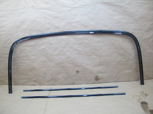 01-06 BMW E46 Folding TOP Lid Cover Molding Strip & Door Weatherstrip Set OEM