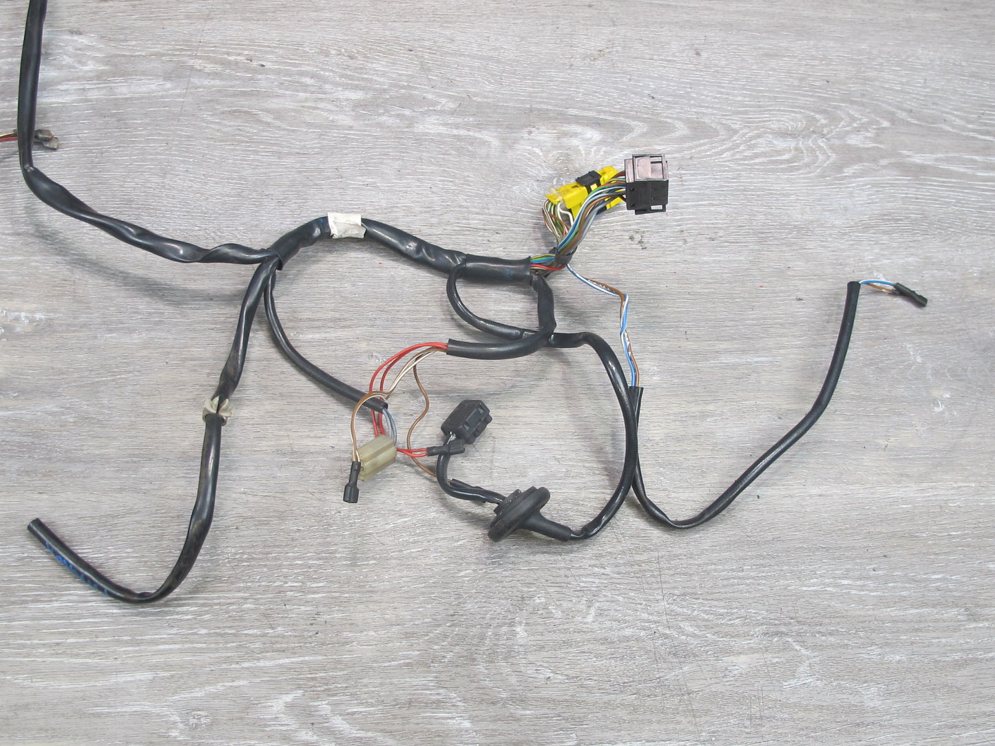 1989-1990 Porsche 928 S4 Right Passenger Side Door Wire Wiring Harness